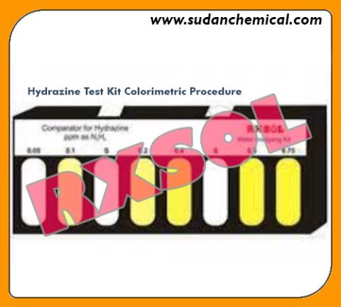 Hydrazine Test Kit Colorimetric Procedure